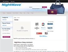 Tablet Screenshot of nightwave.com.au